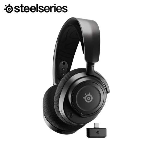 [스틸시리즈 공식수입원] Arctis Nova 7 Wireless 무선 게이밍 헤드셋 (325g / 유무선 / 듀얼 무선 / 블루투스 / PS5/4, 스위치 지원 / USB-C 고속충전 지원 / 노이즈 캔슬링 마이크)