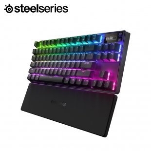 [스틸시리즈 공식수입원] Apex Pro TKL WL (2023) US 기계식 무선 게이밍 키보드 (블루투스 / 텐키리스 / RGB / 감도조절 옴니스위치 / USB 패스스루 / 동시입력 / OLED 디스플레이 / 매크로 설정)