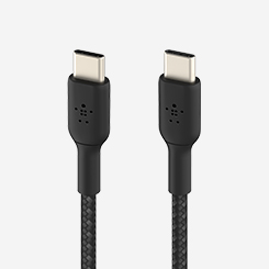 [벨킨공식수입원] 부스트업 패브릭 USB-C to C타입 고속 충전 케이블 2M CAB004bt2M