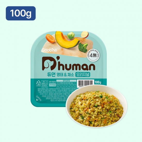 듀먼 명태&채소 오리지널 100g