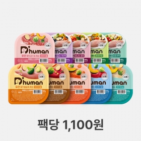 듀먼 첫구매 체험팩 강아지화식 100g 10종 50팩 [무료배송]