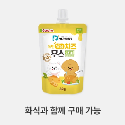 듀먼 냠냠치즈무스 닭고기 1팩