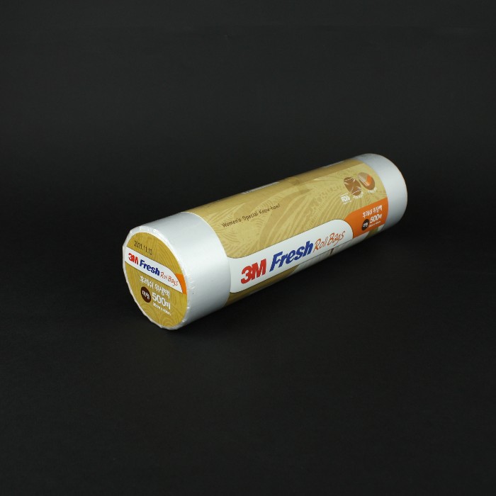3M 후레쉬롤백(대형 500매) 주방용 위생봉투 비닐봉투