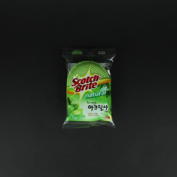 3M 스카치-브라이트 천연펄프 아크릴사 수세미(2개입)
