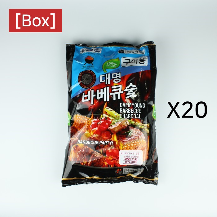 BOX 대명 바베큐숯 점화성형숯