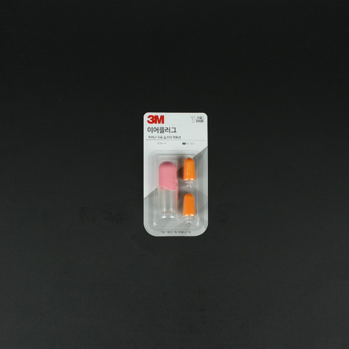 3M 이어플러그(KE900) 소음방지 귀마개 (핑크 케이스)