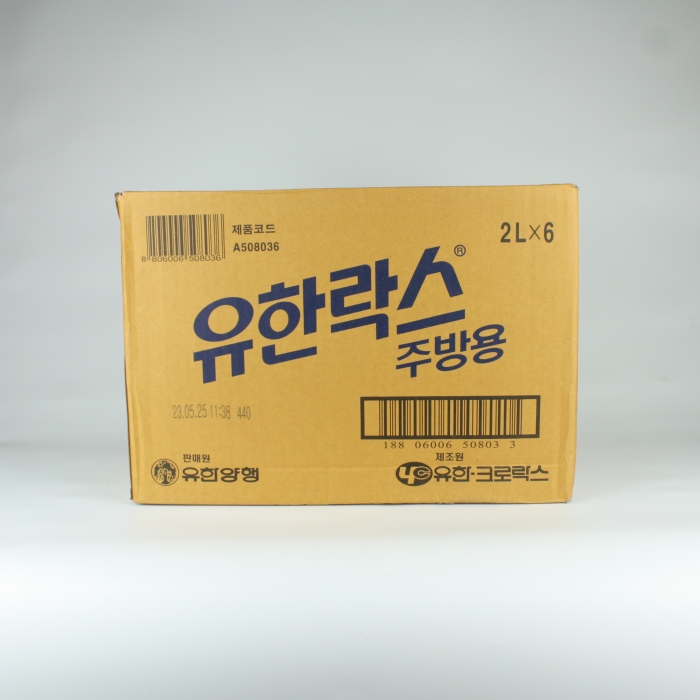 [박스상품] 유한락스 주방용 2L 유한양행 6개입