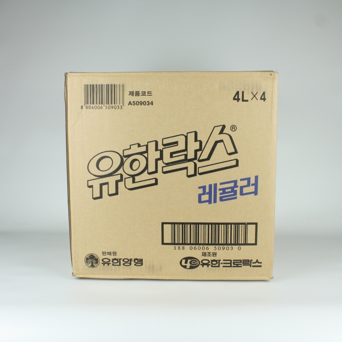 [박스상품] 유한락스 레귤러 4L 유한양행 4개입