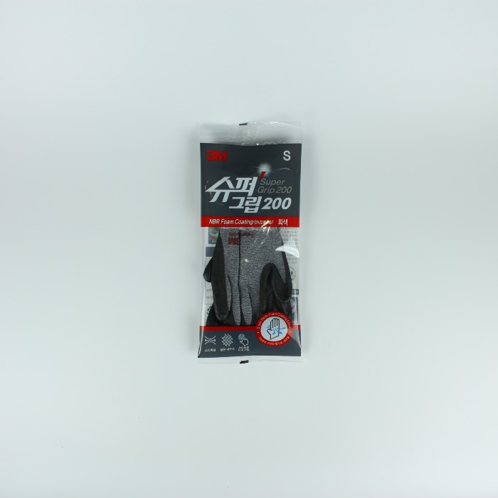 BOX 3M 스카치-브라이트 슈퍼그립 200(그레이) Small_100켤레