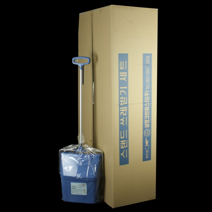 BOX 삼정 스탠드 쓰레받기세트 빗자루 청소세트 쓰레받이 10세트