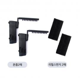 아마존 측면여과기 JP-012F 2매 + 리필용스펀지 2매