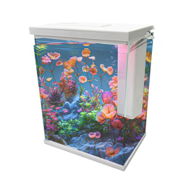 아마존 일체형 디아망 유리어항세트 210x275x145 AMZ-A5- 수증등증정