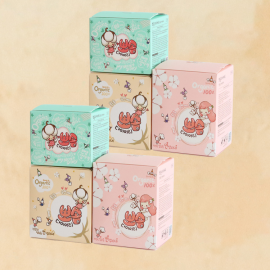 [6팩세트]뽀솜다이어리 순면생리대