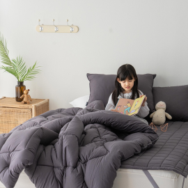 [초끈홈]코즈니 60수 고밀도 순면 겨울 차렵이불패드세트SS/QQ