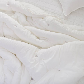 [초끈홈]버터플라이자수 모달 차렵이불 침구 카패드