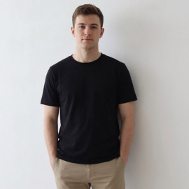 1+1코튼 분또 오버핏반팔 티셔츠 비치지 않는 반팔티