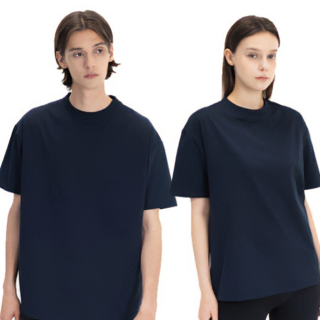 비캔버스 코튼터치 반팔티