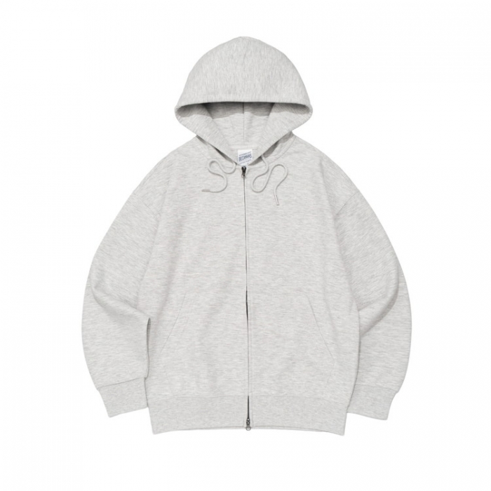 비캔버스 특양면 오버핏 투웨이 후드집업