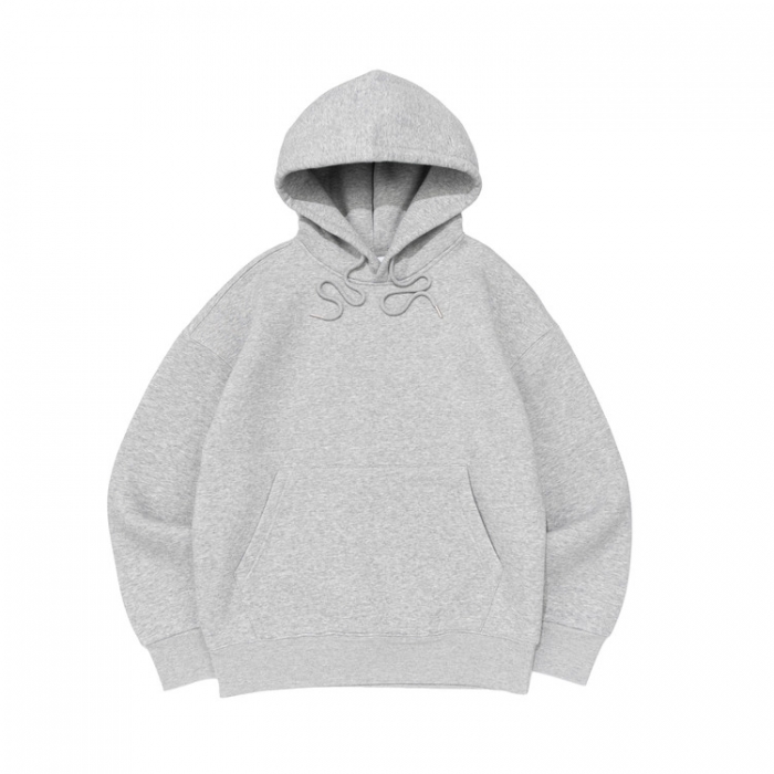 비캔버스 기모 쭈리 오버핏 후드티