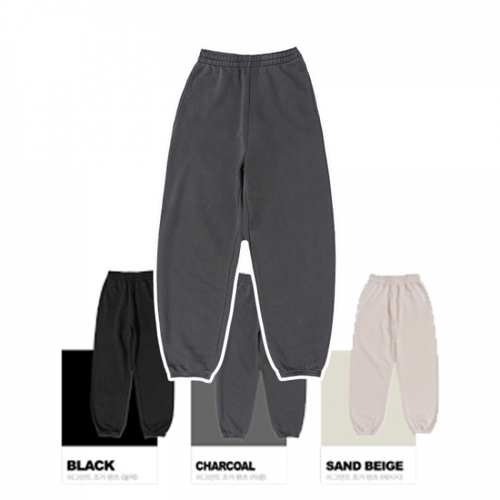 비캔버스 피그먼트 쭈리 조거 스웻팬츠