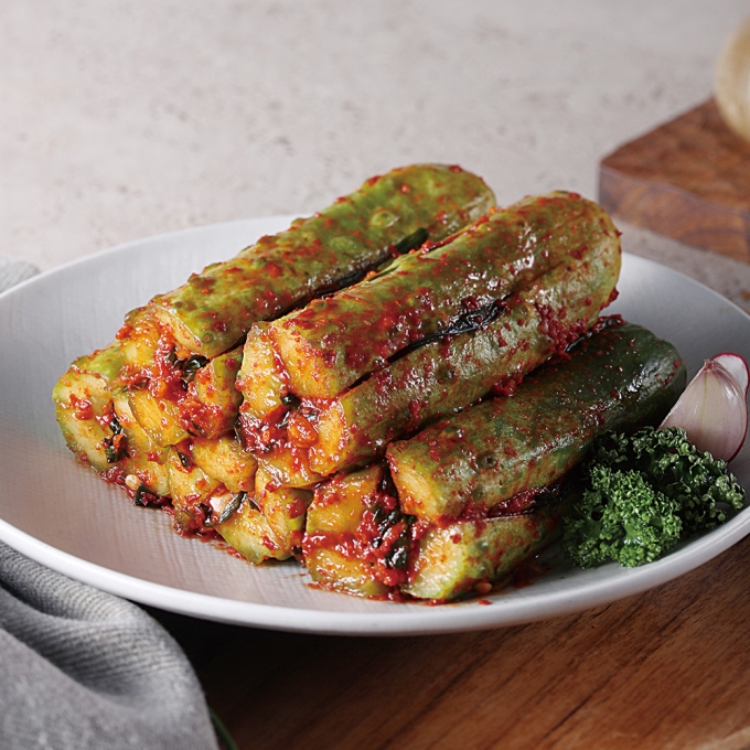 찬우물 신선김치세트 3kg (포기김치 1Kg + 총각김치 1kg + 오이소박이 1kg)