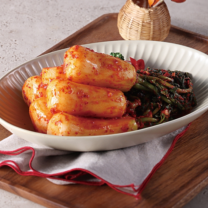 찬우물 신선김치세트 3kg (포기김치 1Kg + 열무김치 1kg + 총각김치 1kg)