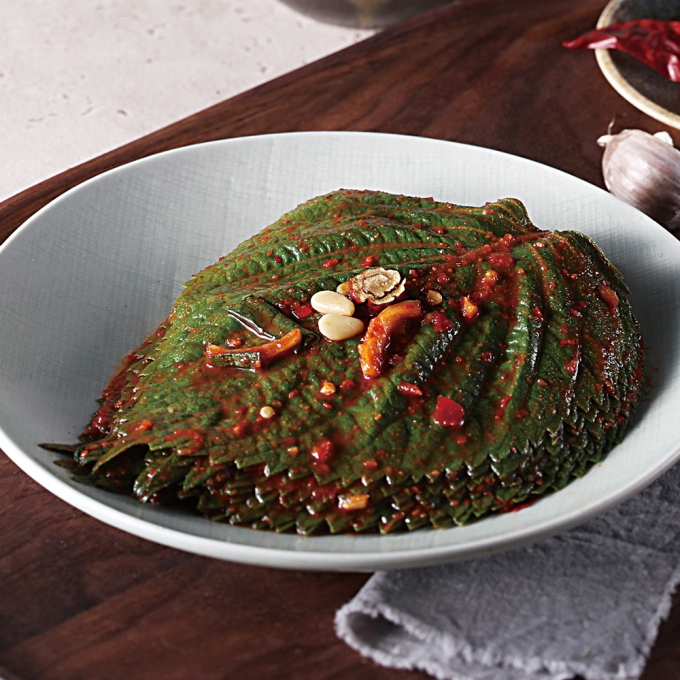 찬우물 신선김치세트 3kg (파김치 1Kg + 총각김치 1kg + 깻잎김치 1kg)