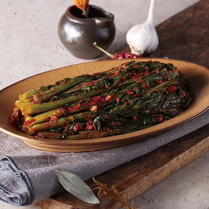 찬우물 신선김치세트 3kg (포기김치 1Kg + 파김치 1kg + 갓김치 1kg)