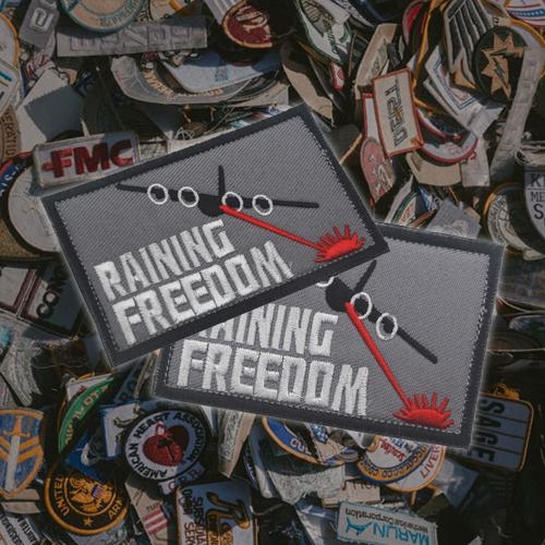 밀리터리 패치 와펜 RAING FREEDOM