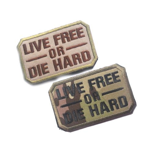 밀리터리 패치 와펜 live free or die hard