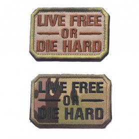 밀리터리 패치 와펜 live free or die hard