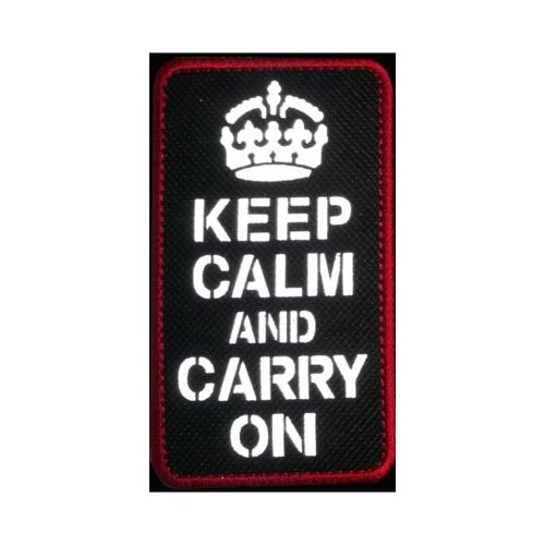 밀리터리 패치 와펜 KEEP CALM AND CARRY ON