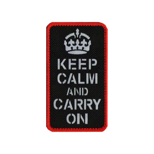 밀리터리 패치 와펜 KEEP CALM AND CARRY ON