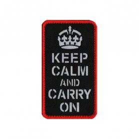 밀리터리 패치 와펜 KEEP CALM AND CARRY ON