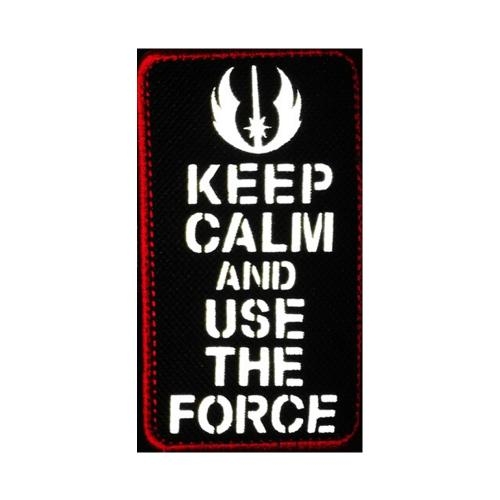 밀리터리 패치 와펜 KEEP CALM AND USE THE FORCE