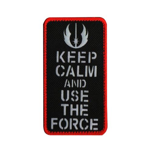 밀리터리 패치 와펜 KEEP CALM AND USE THE FORCE