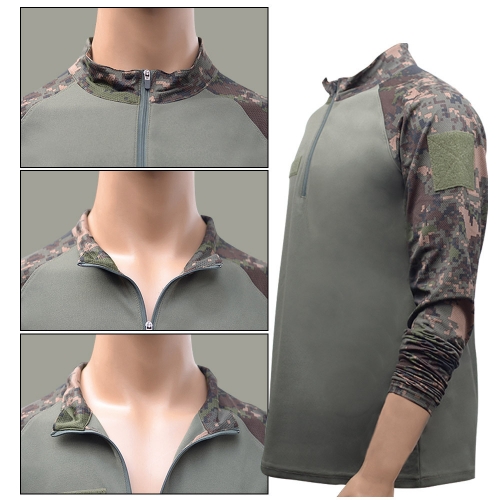 국산 컴뱃 스타일 쿨론 메쉬 육군 공군 티셔츠