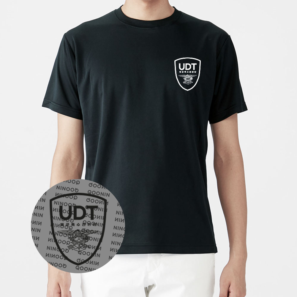 특수부대 쿨론 UDT 블랙 티셔츠