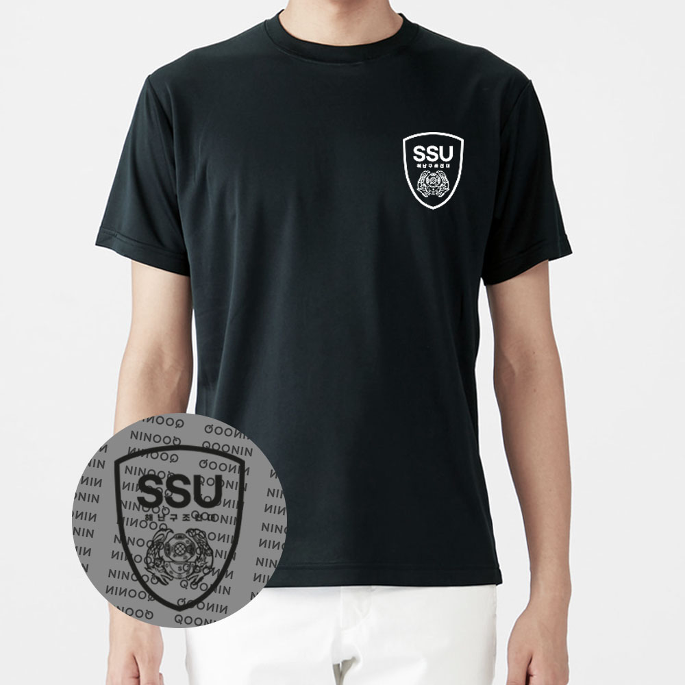 특수부대 쿨론 SSU 블랙 티셔츠
