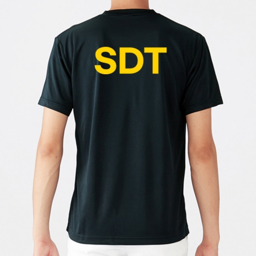 SDT 옐로우 라운드 쿨 반팔티셔츠