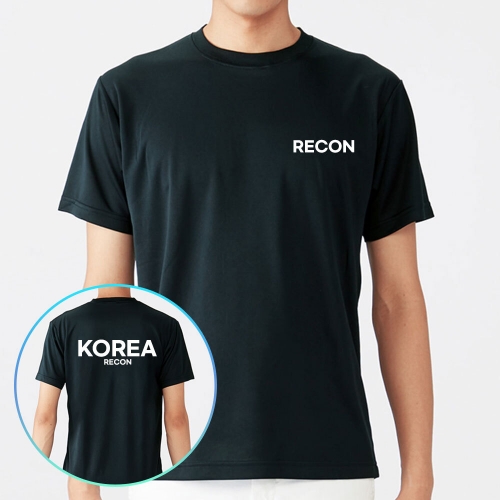 수색대 쿨론 블랙 군인 RECON 반팔티셔츠