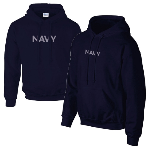 밀리터리 기모 네이비 후드티 NAVY