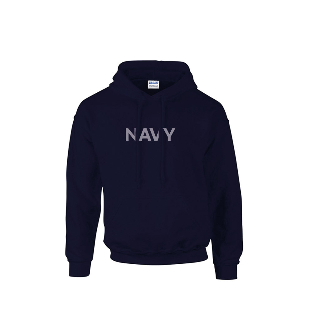 밀리터리 기모 네이비 후드티 NAVY