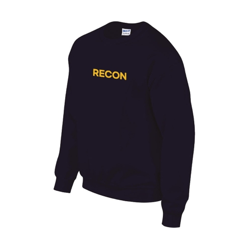 밀리터리 기모 옐로우 네이비 맨투맨 RECON