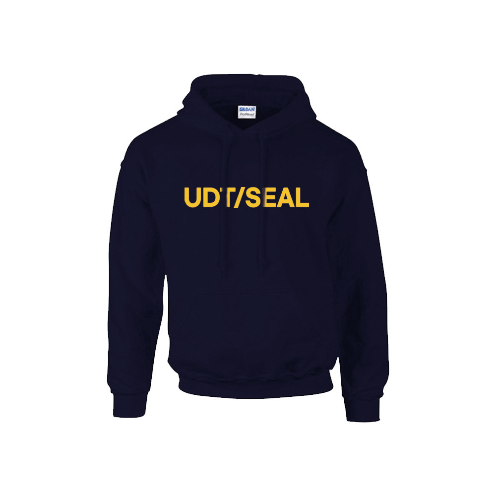 밀리터리 기모 옐로우 네이비 후드티 UDT/SEAL