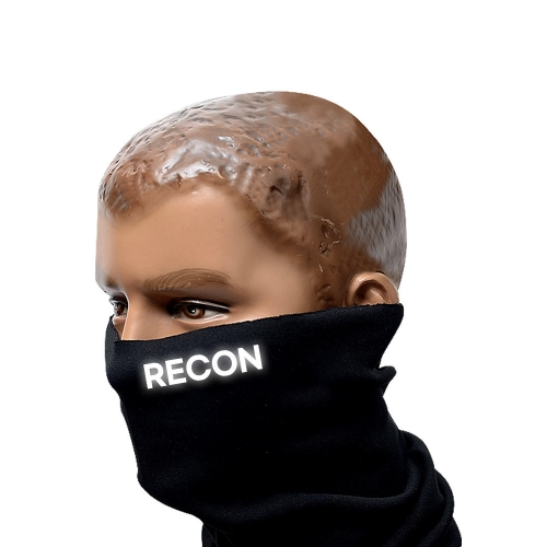 RECON 검정색 반사 넥워머