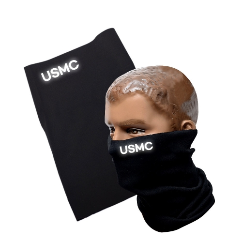 USMC 검정색 반사 넥워머