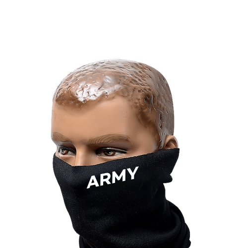 ARMY 검정색 반사 넥워머