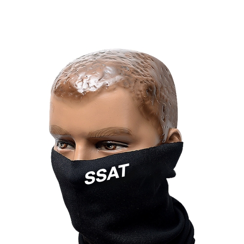 SSAT 검정색 반사 넥워머