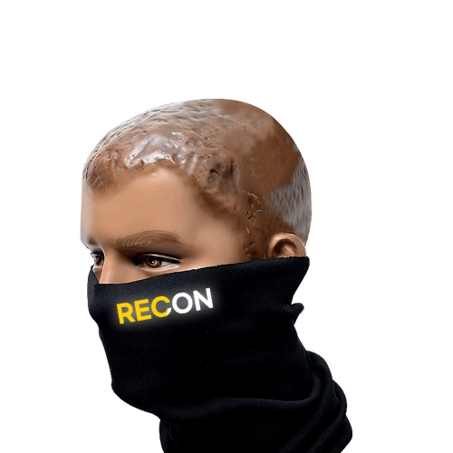 옐로우 RECON 검정색 반사 넥워머